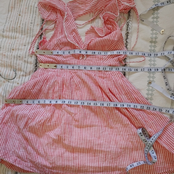 Free People Heartlines striped mini dress S - Picture 13 of 14